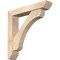 Ekena Millwork Legacy Slat Smooth Bracket w/ Offset Brace, Douglas Fir, 5 1/2"W x 28"D x 28"H BKT0604X28X28LEC06SDF - alternate 1